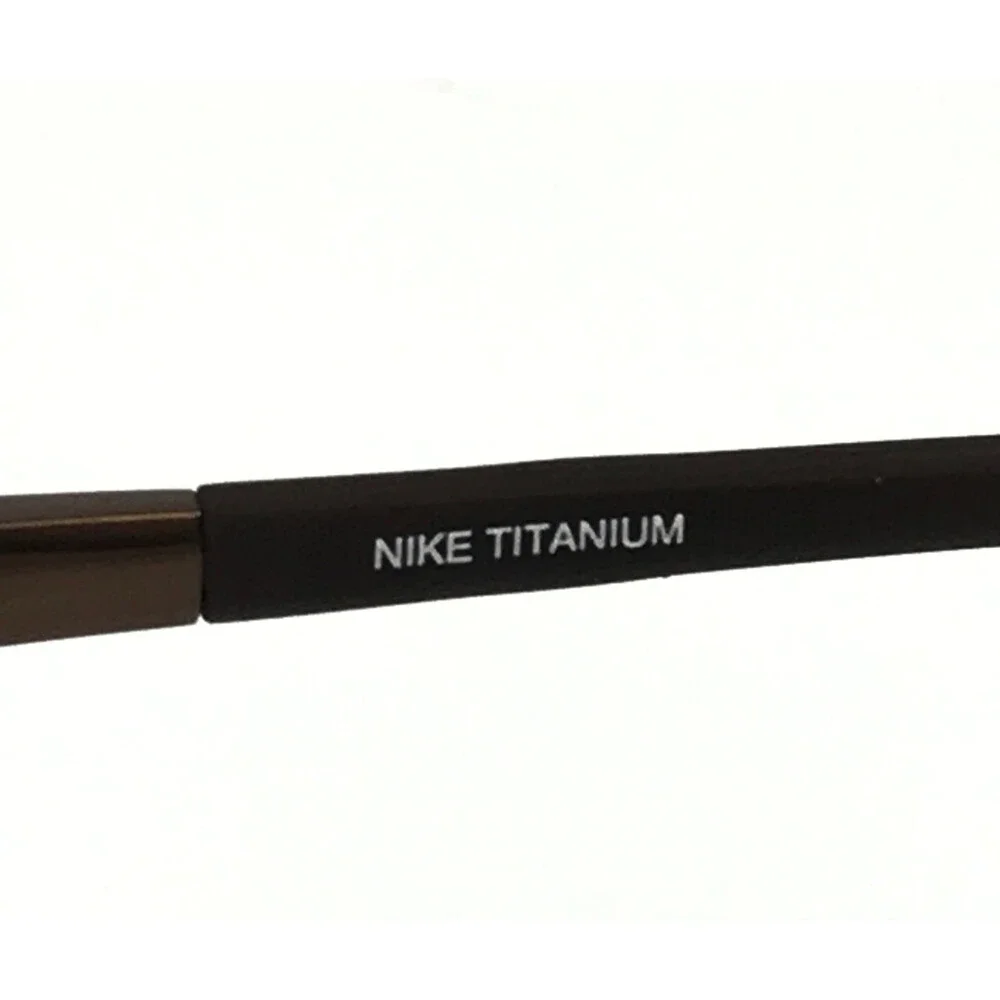 Nike Eyeglasses Frames 6044/1 205 Dark Cinder Rectangle Titanium 53-15-140